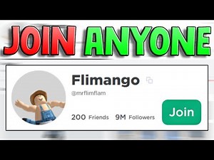How To Join Anyone On Roblox ✅ Join Someone Without Being Friends ROBLOX! (2025)
