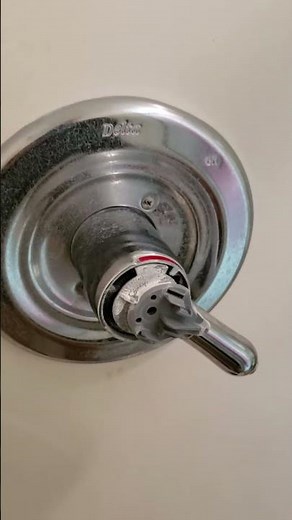 How to remove cover and replace Delta shower valve assembly to fix leak / water/leaky. VIDEO 1 OF 2