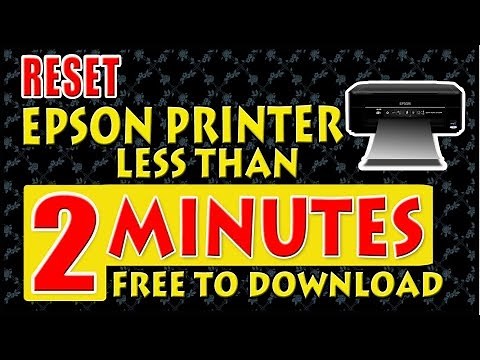How to Reset Epson Printer “Waste Ink Pad" (Free Download)