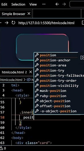 How to Create a Rotating Border in CSS #coding #html #htmlcss #shorts