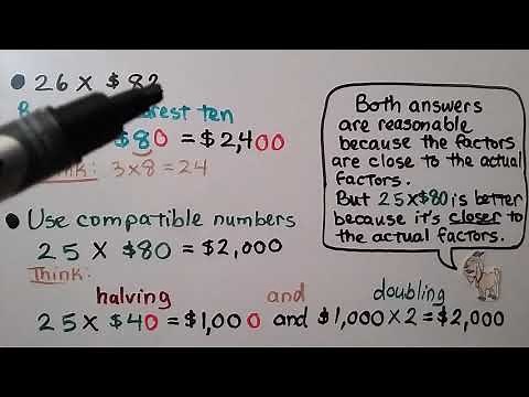 4th Grade Math 3.2, Estimate Products of Factors with 2-digits