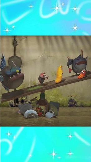 Funny Larva Adventures | Short Cartoon Video for Kids