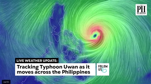2.7M views · 26K reactions | LIVE WEATHER UPDATE: Tracking Typhoon Uwan as it moves across the Philippines. Stay tuned for real-time forecasts and official advisories. | PH Headlines | Facebook