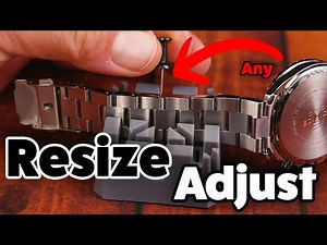 How To Resize Adjust Watch Band Easy Simple