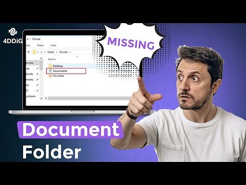 Documents Folder Missing Windows 11? | 3 Ways to Fix Documents Folder Missing in Windows 11/10