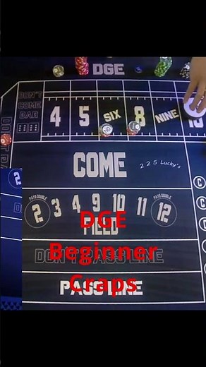 DGE Beginner Craps Strategy #craps #casinogamestrategy #crapsstrategy