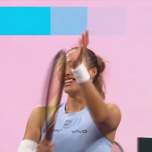 73K views · 1K reactions | Watch the Match Highlights from Zheng Qinwen vs. Marta Kostyuk from the 2025 BNP Paribas Open. | WTA | Facebook