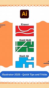 85K views · 816 reactions | Illustrator Tricks 2025 - Eraser Tool . Follow : Vipul Graphics . DM to make your Designs Or Buy Courses . Thanks❤ . #illustrator #illustration #design #eraser #tools #designer #vector #artist #tricks #tips #2025 #artwork #creative #graphics #graphicdesign #GraphicDesigner #explore | Vipul Graphics | Facebook