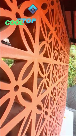 COOLTOP Amber Jali – Uses in Projects. Provides privacy with natural light and ventilation.