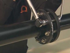 PE100 flange jointing movie Akatherm