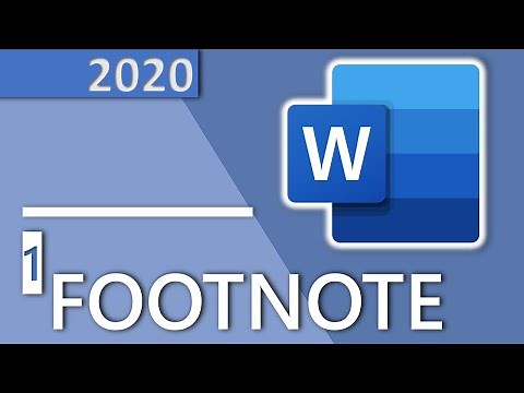 How to add footnotes in Word in 1 MINUTE (HD 2020)