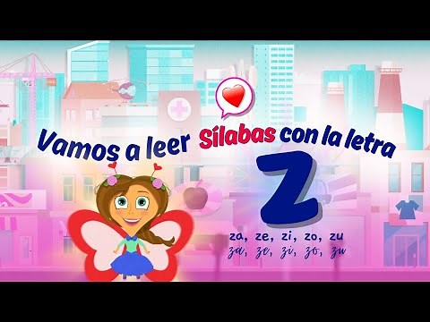 A leer Sílabas con la letra "Z" lee y practica za, ze, zi, zo, zu |Video Educativo|