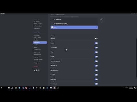 How to disable Discord notifications