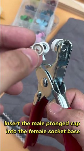 "How to Install Snap Buttons Without Sewing - Complete DIY Tutorial"✂️👔 #buttonmaking