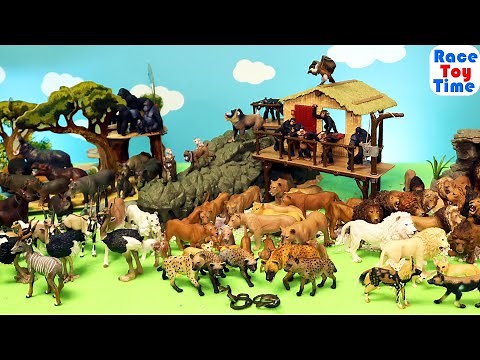 Safari Animal Toys Figurines Collection