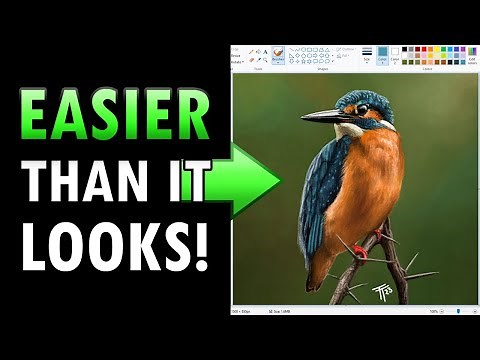 How To Paint Photorealism on MS Paint