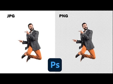 How to Make a Transparent PNG in photoshop 2022