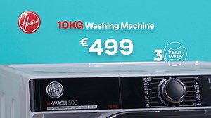 2.6K views · 12 reactions | Enjoy perfect washing results, with the Hoover 10kg smart washing machine, featuring energy efficient inverter technology  ✅Wifi & Bluetooth functionality ✅Adapts washing resources according to the load ensuring the best results and up to 60% more efficiency ✅3 Year Warranty Shop online with free delivery ➡️ https://www.crosscraft.com.mt/product/hoover-h-wash-500-a-inverter-10kg-washing-machine-1600rpm/ | Crosscraft Malta | Facebook