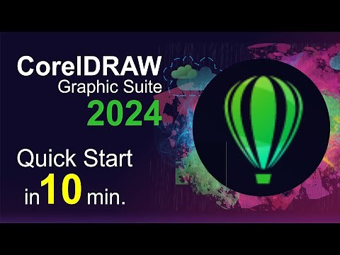 CorelDRAW - Tutorial for Beginners in 10 MINUTES! | 2024