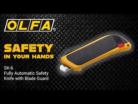 OLFA SK-6 Fully Automatic Safety Knife with Blade Guard