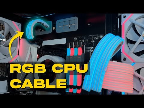 How To Make a RGB CPU Cable using Lian Li Strimer Plus