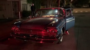 35K views · 2.1K reactions | Charles Phoenix J O Y R I D E: SURVIVOR CLASS GARAGE FIND !!! ... Christmas came a lil early this year ... with the arrival of this : blue on blue 1959 DeSoto Firesweep w just 24k miles !!! ... | Charles Phoenix | Facebook