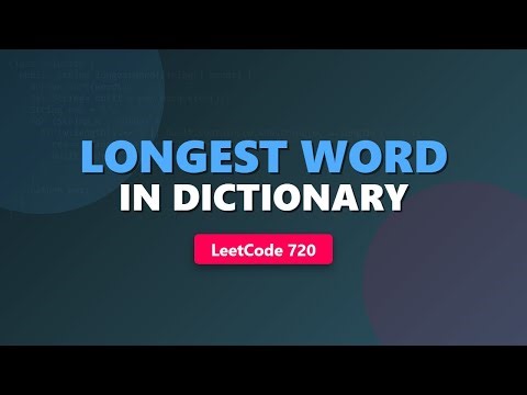 Longest Word In Dictionary - LeetCode 720 - Trie vs Sorting Explained