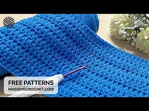 SUPER EASY & FAST Crochet Pattern for Beginners! ⚡️ 🥰 WINSOME Crochet Stitch for Baby Blanket & Bag