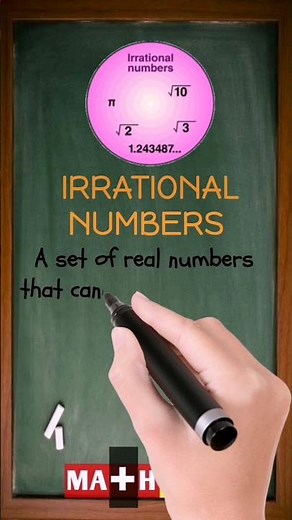 What is an Irrational Number? | Quick Math Definition in 30 Seconds | MATHalino123