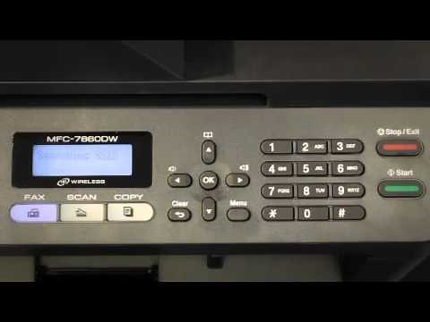 How to Set Up Wireless for the Brother™ MFC-7860DW Printer