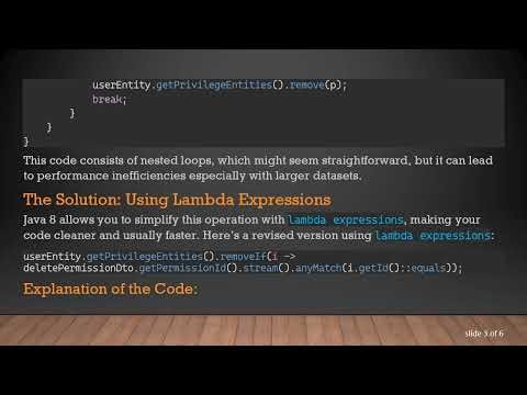 Maximizing Efficiency: Transforming Java Code with Lambda Expressions