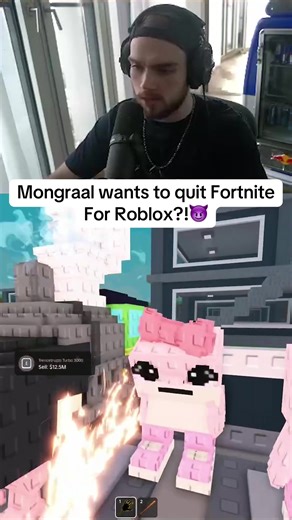 Is he hacking??! | mongraal playing steal the brainrot