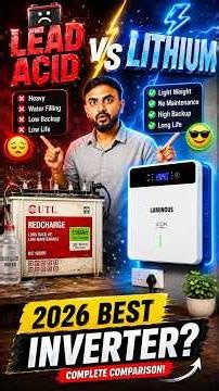 Best inverter for home 2026 | Best Lithium Battery |Genus vs Microtek vs Livguard vs Luminous vs UTL