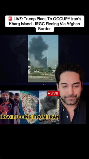 PART1: 🚨 LIVE: Trump Plans To OCCUPY Iran's Kharg Island - IRGC Fleeing Via Afghan Border #tousitv #viralvideo #breakingnews #america #trump