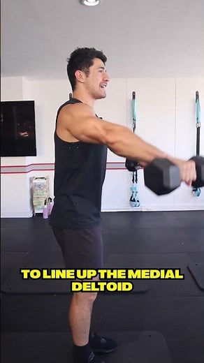 The Correct Form for Dumbbell Lateral Raises ✅