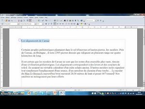 open office writer prise en main