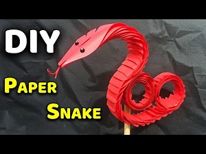 Easy and Simple DIY Crafts | How to Make Paper Snake for Kids | Paper Snake Craft Easy