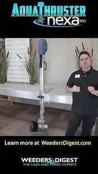 NOW AVAILABLE - The New AquaThruster Nexa360 from Weeders Digest - The Best Lake Muck Blower!