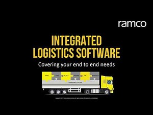 Ramco Logistics Software: Overview of TMS planning process