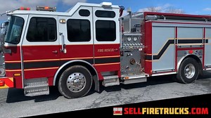 🚒 Check out this impressive 2012 E-One 1500/780 Rescue Pumper! 💪 Features include: ✅Custom Cyclone II tilt cab ✅Seating for 8 with 5 SCBA seats ✅Powered by Cummins ISC 380 HP diesel engine ✅1500 GPM Hale Qmax pump Learn more: https://firedept.link/4aVAuFi | Command Fire Apparatus LLC - Used Fire Trucks