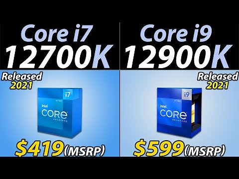 i7-12700K vs. i9-12900K | How Much Performance Difference?