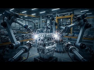 Inside the Car Engine Factory – How Modern Engines Are Made Step-by-Step (Full Process)