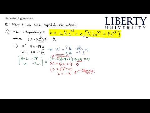 Repeated Eigenvalues