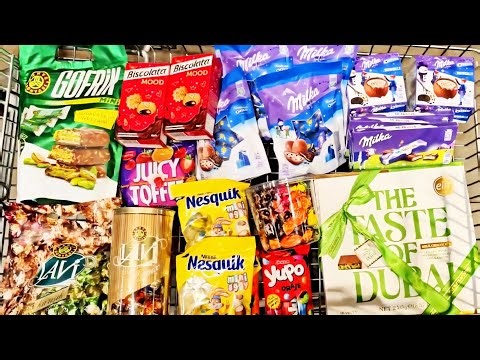 ASMR Candy Shopping Cart • Store Haul & Sweet Treats Picking 🍬🛒
