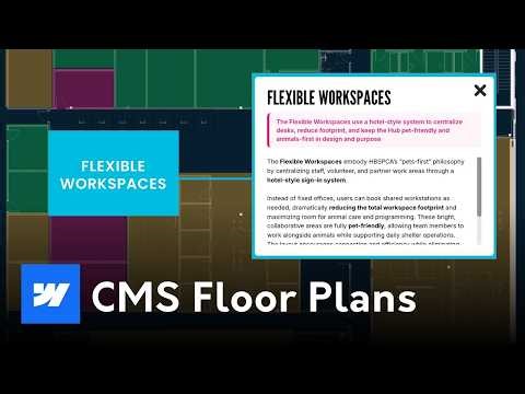 How To Make a Clickable CMS Room Map in Webflow