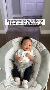 760K views · 5.4K reactions | If your baby is 2-4 month old, try doing activities to make them stronger. Babies at this age learn best through play and bonding. 2–4 months is the perfect time to explore tummy time, mirror play, toy tracking, and lots of face-to-face smiles. 殺☺️ #fbreels #fbreels2025ツ #daiinfante #fyp | Dai Infante | Facebook