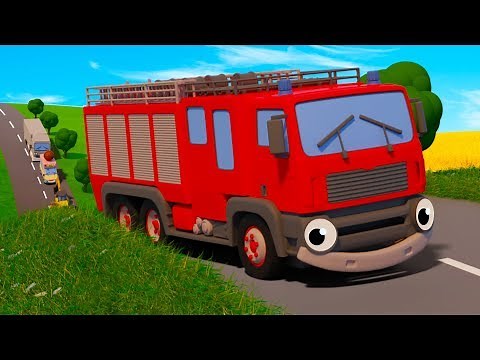 Five Big Trucks | Kids Songs | Gecko's Garage