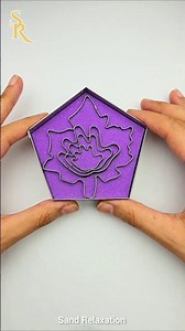 🍁 Kinetic Sand Cutting ASMR SHAPES Satisfying Video #shorts