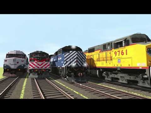 4 Custom Horn Sounds I made in TRS22 for the UP dash 9, MRL SD70Ace, Metra F59PH And Amtrak F40PH.