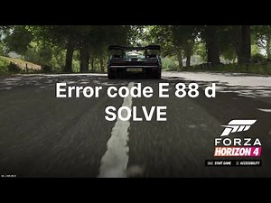 Error code E88d solve Froza Horizon 4 #solve #horizon4